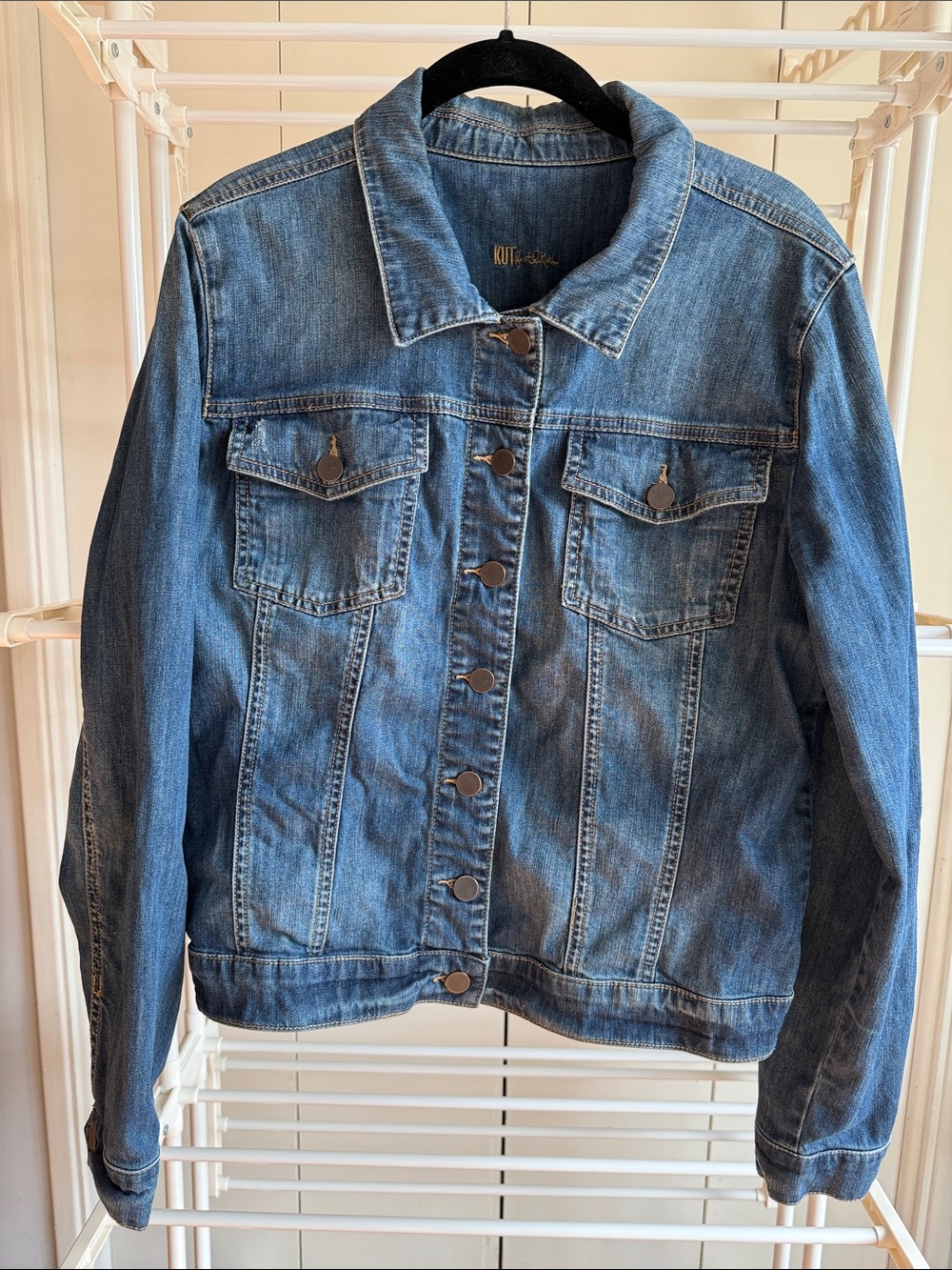 Kut from the Kloth Medium Blue Denim Jean Jacket